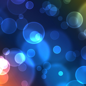 bubbles, кружки, свечение, окружности, blue