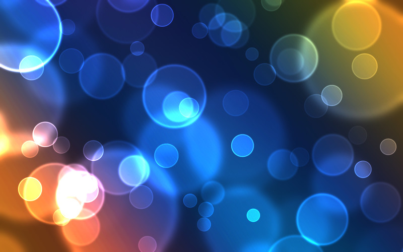bubbles, кружки, свечение, окружности, blue